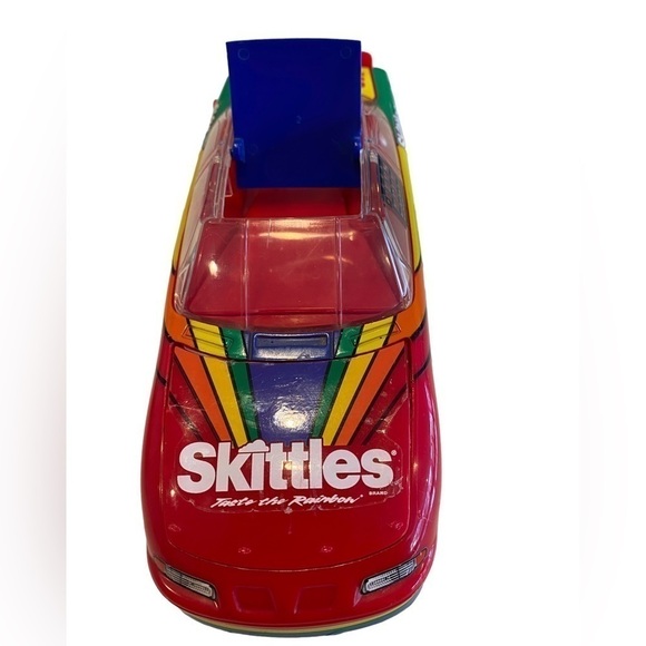 ERNIE IRVAN #36 Skittles NASCAR 1998 Car Candy Dispenser. Vintage - Picture 7 of 14